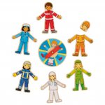 Mi leszel? - foglalkozások pörgetős puzzle